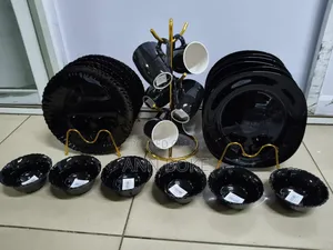 *24 PCS Dinner Set*
6pcs All Black 11" Square Dinner
