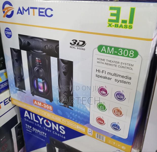 Amtec Am-308 3.1ch X-Bass Multimedia Home Theater System