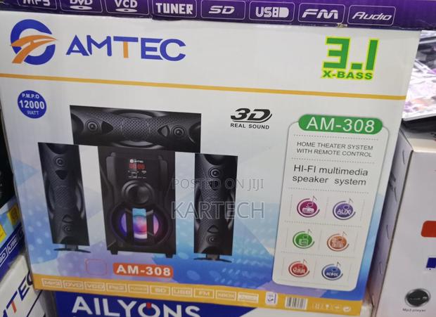 Amtec Am-308 3.1ch X-Bass Sound System