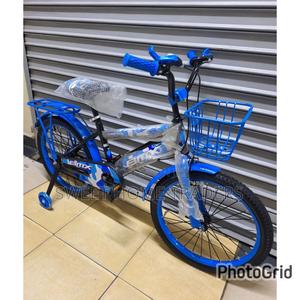 BMX Bike Size 20 With Trainee Wheels Blue - main view