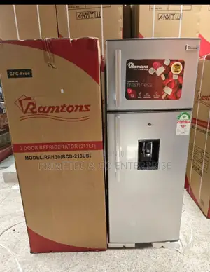 Ramtons Rf/130- 213l 2 Door Direct Cool Fridge+ Dispenser