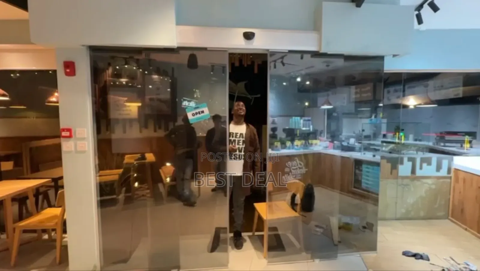 Automatic Electric Sliding Glass Door