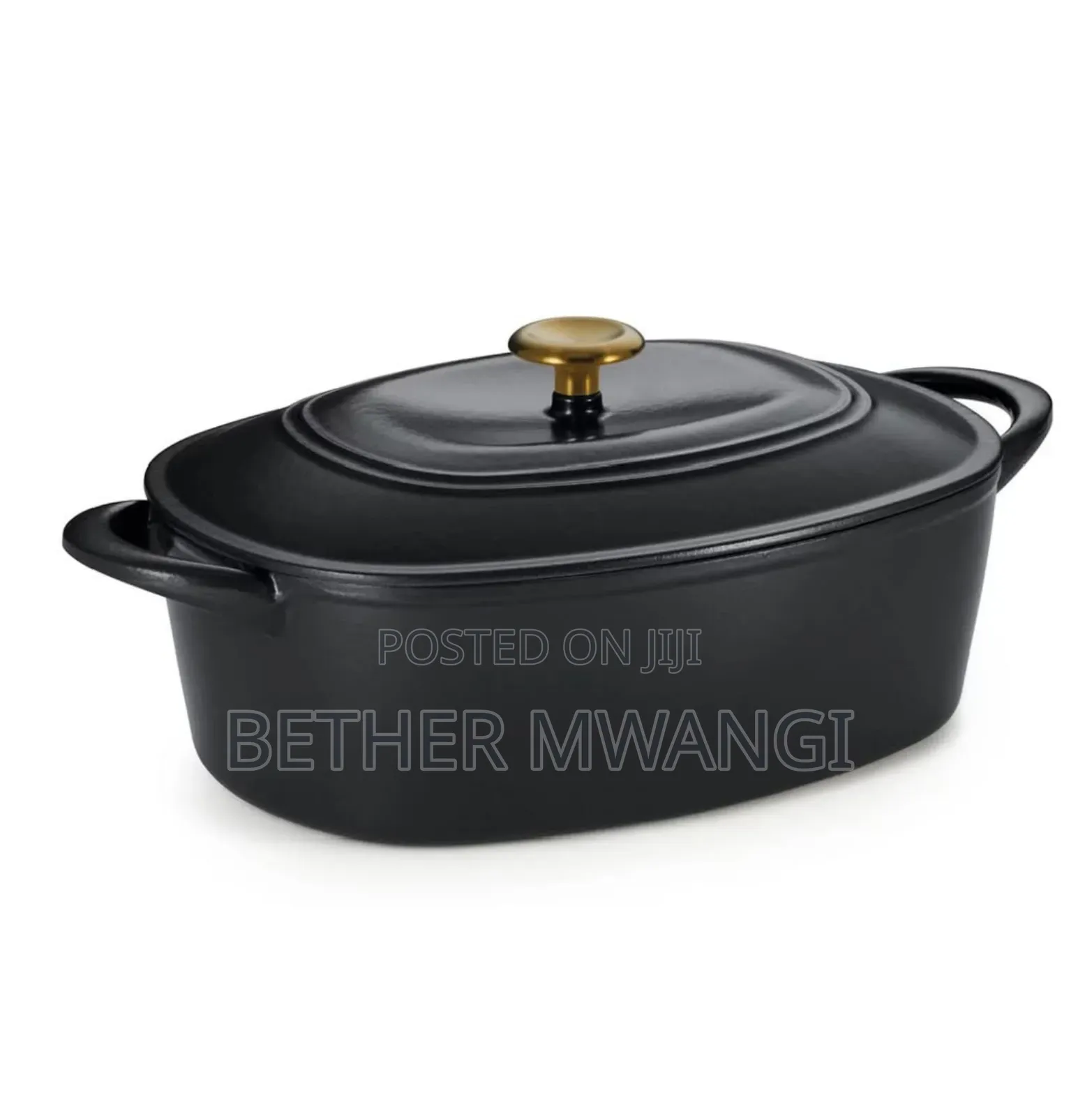 Tramontina (6.6 Litres) Oval Enamelled Cast Iron Dutch Oven