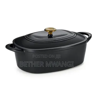 Tramontina (6.6 Litres) Oval Enamelled Cast Iron Dutch Oven