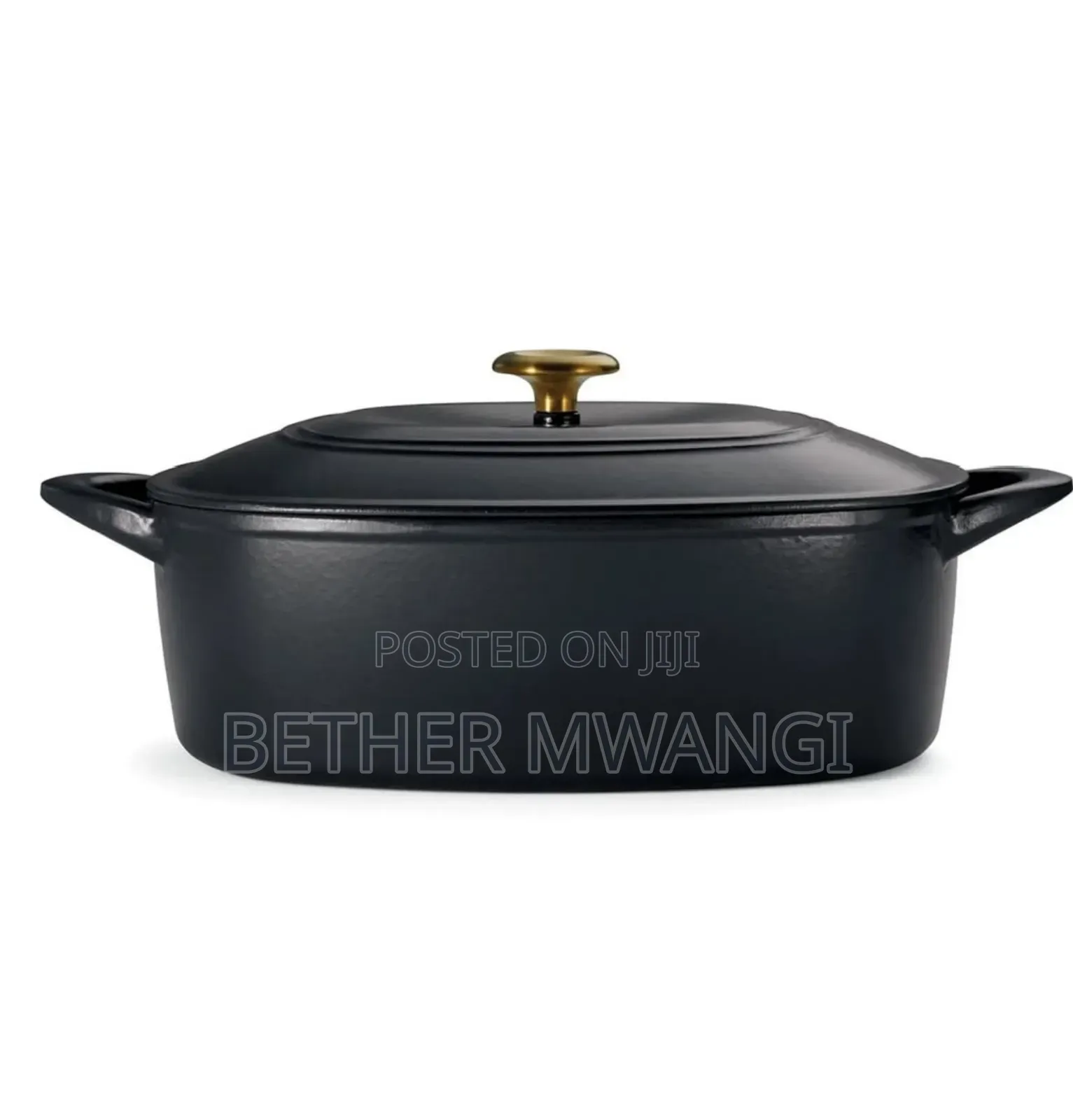 Tramontina (6.6 Litres) Oval Enamelled Cast Iron Dutch Oven