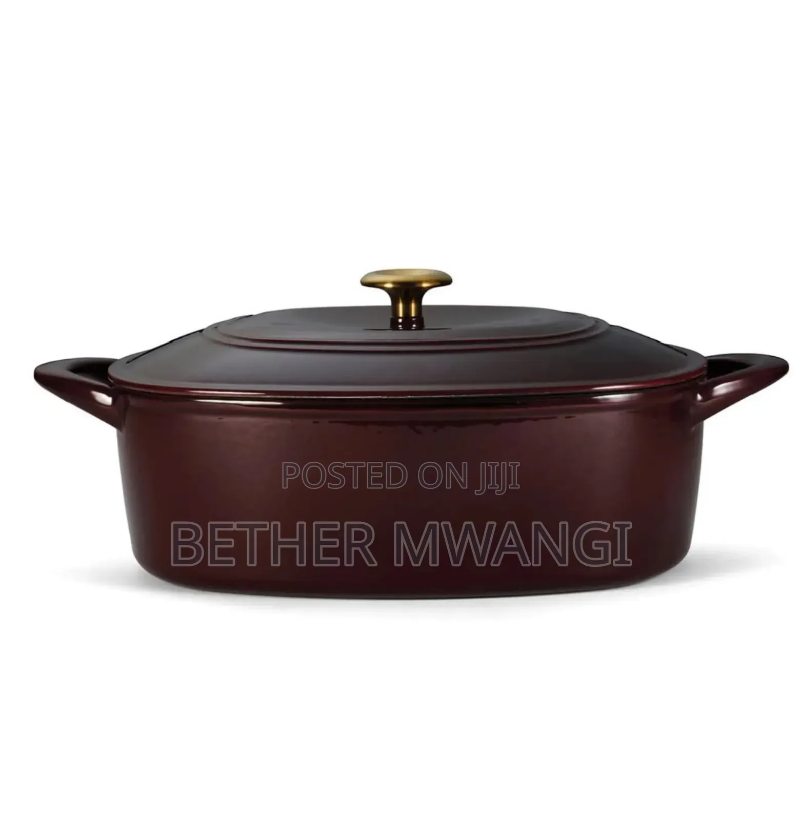 Tramontina (6.6 Litres) Oval Enamelled Cast Iron Dutch Oven
