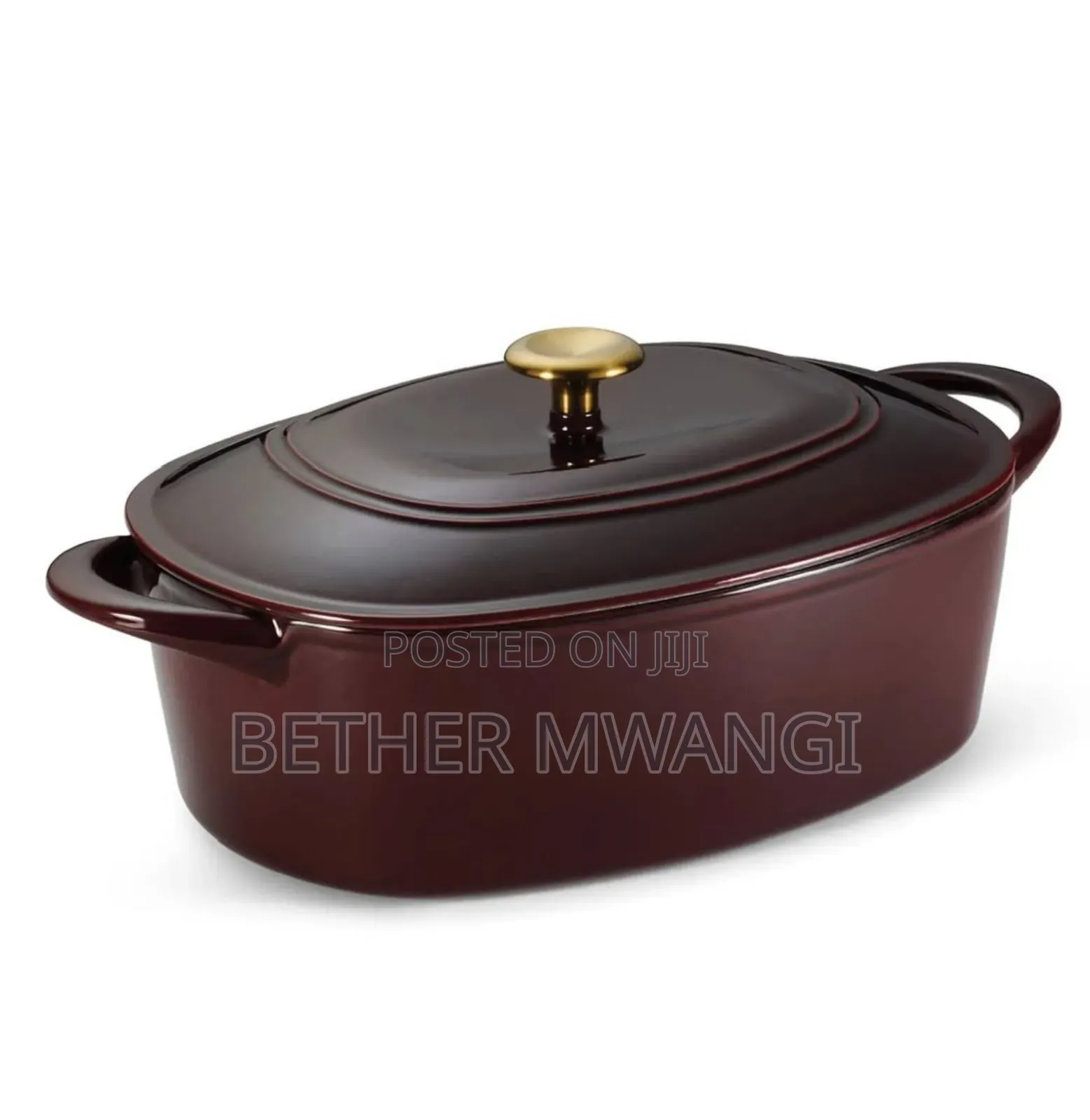 Tramontina (6.6 Litres) Oval Enamelled Cast Iron Dutch Oven