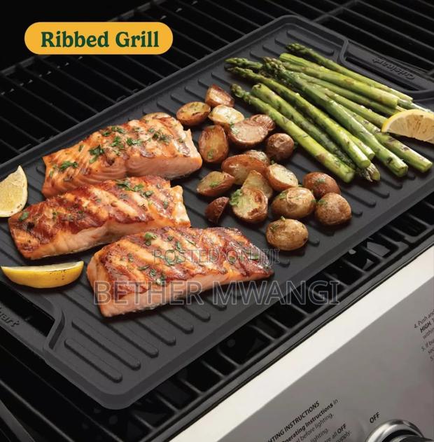Cuisinart 2-in-1 Cast Iron Reversible Griddle Plate in Kenya - main view