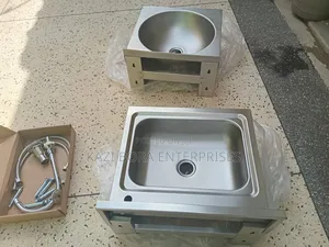 Knee Operated Stainless Steel Hand Wash Sink/Basin