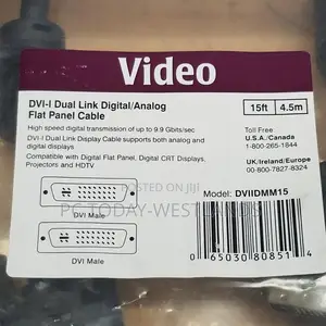Startech Dvi-I Dual Link Digital Analog Monitor Cable 30v