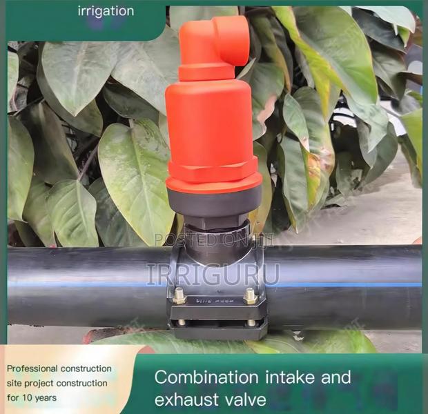 Air Release Valve. 25-63mm.Outer Thread.Orange - main view