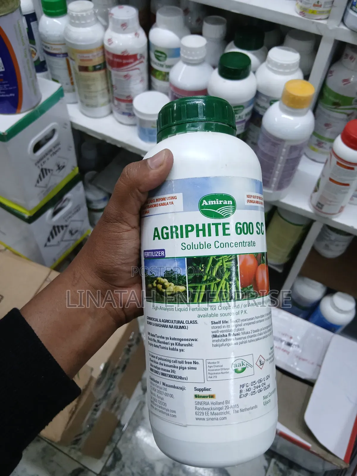 Agriphite 600ec 1litre Foliar Fertiliser