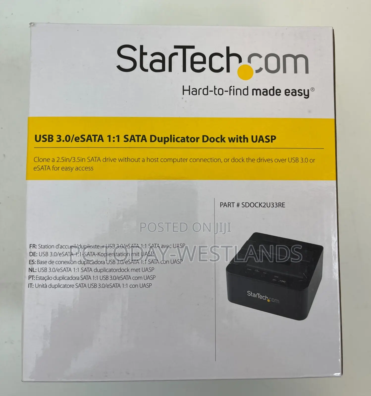 Startech.Com Esata Usb 3.0 Hard Drive Duplicator Dock