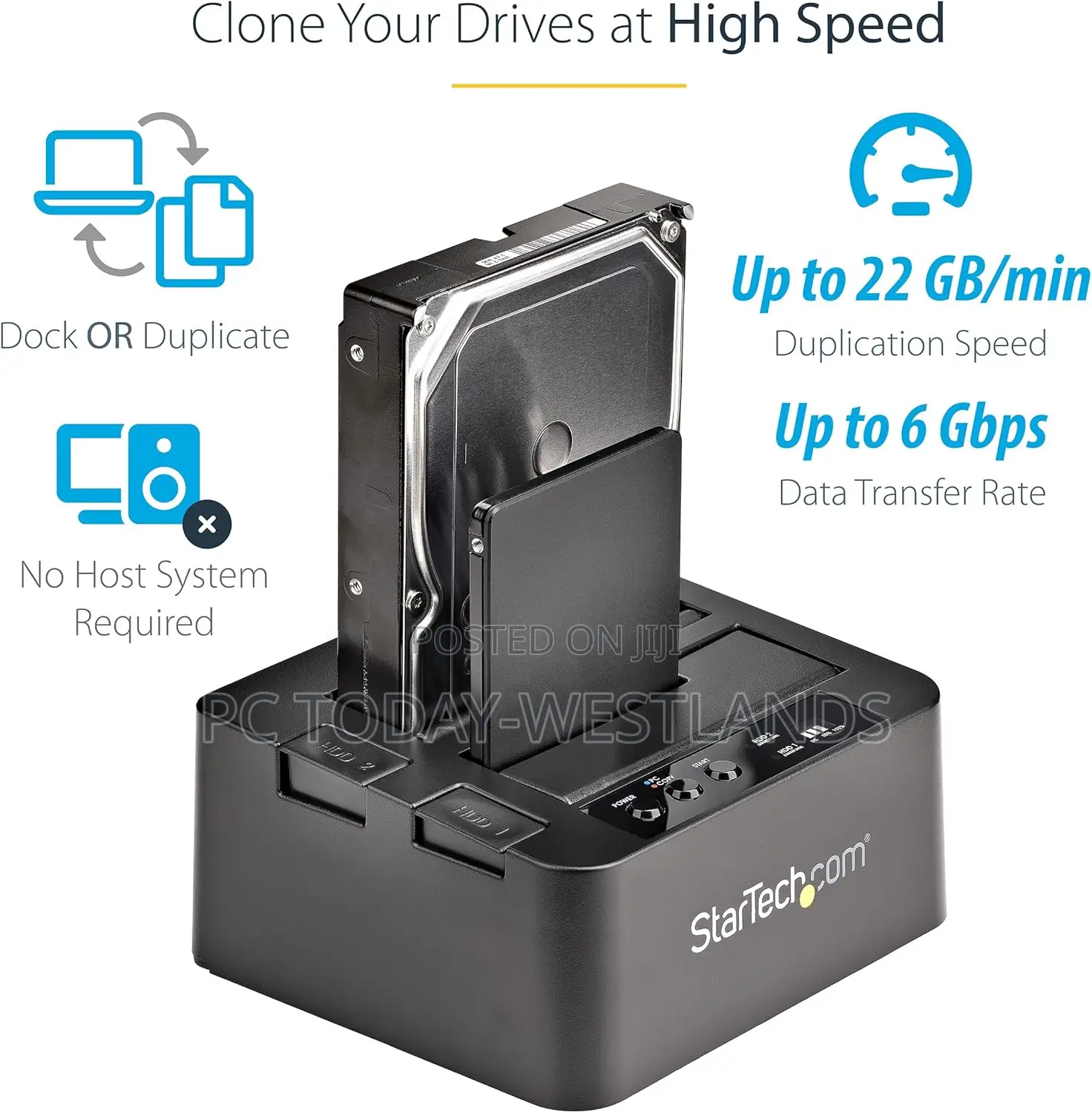 Startech.Com Esata Usb 3.0 Hard Drive Duplicator Dock