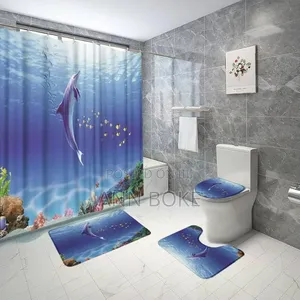 Shower Curtain 
*Shower Curtain Size 180cmby180cm*