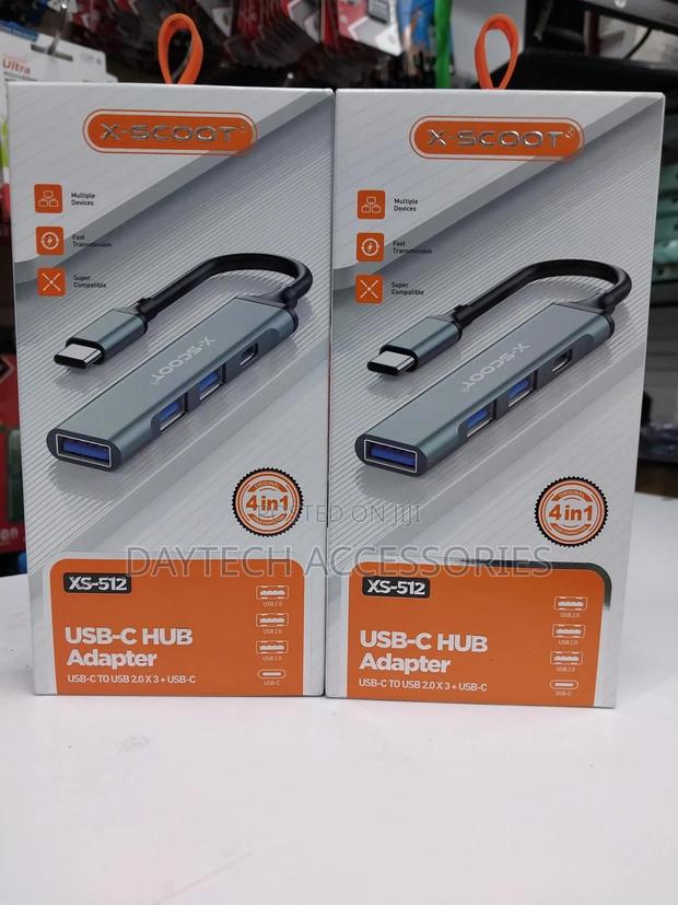 Type-C Hub Multi-Function Hub Converter 4-in-1 - thumbnail 2