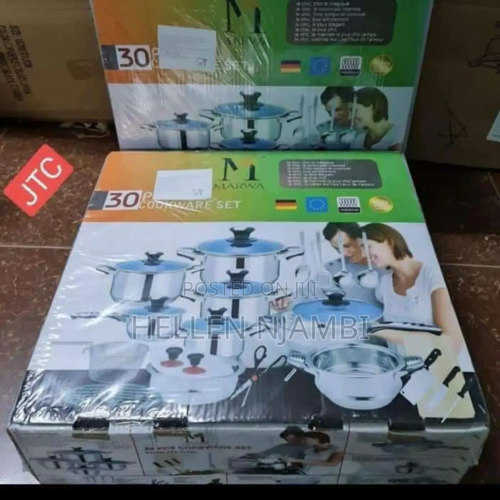 30pieces Marwa Stainless Cookware Set
