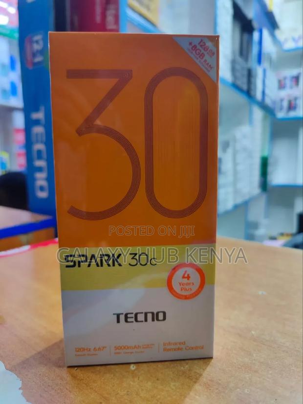 New Tecno Spark 30C 128 GB Black - thumbnail 3
