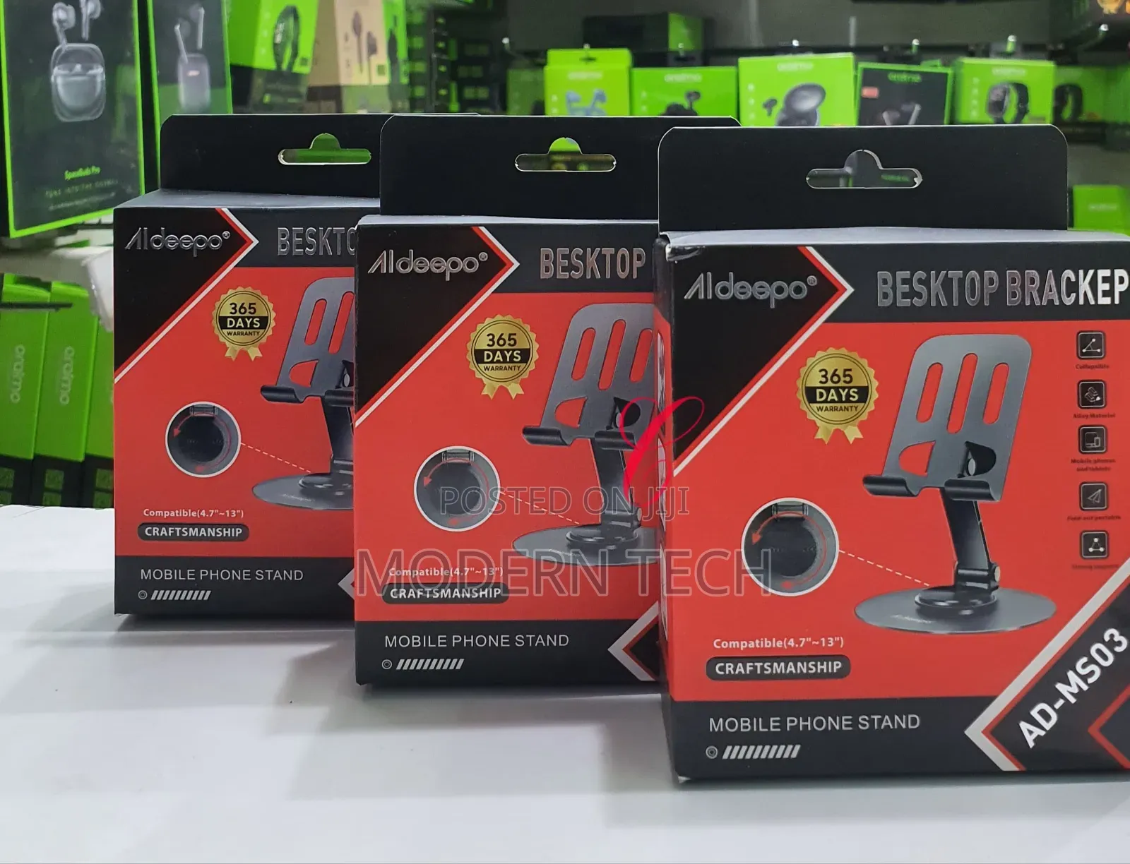 Aldeepo Ad-Ms03 Alloy Mobile Phone Stand