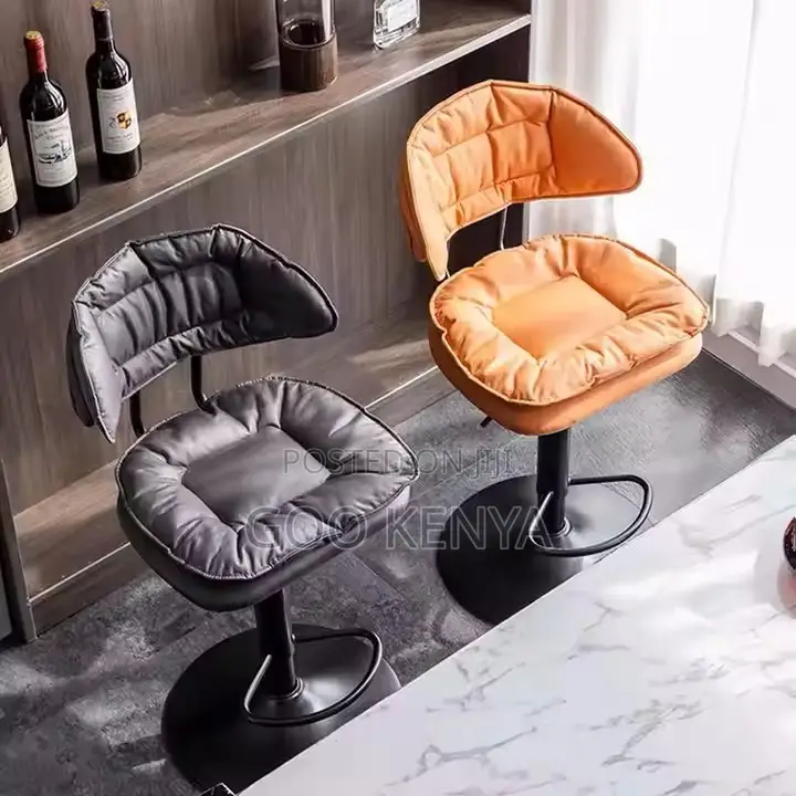 Home Chairs ; Adjustable Height Chair Bar Stool
