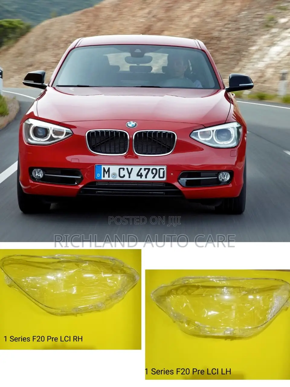 BMW Headlamp Lens 1, 3 5 Series (F20, E46, E90, F30, G20, F10, G30)