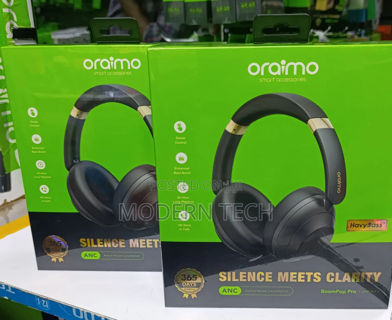 Oraimo Boompop Pro Anc Over-Ear Headphones
