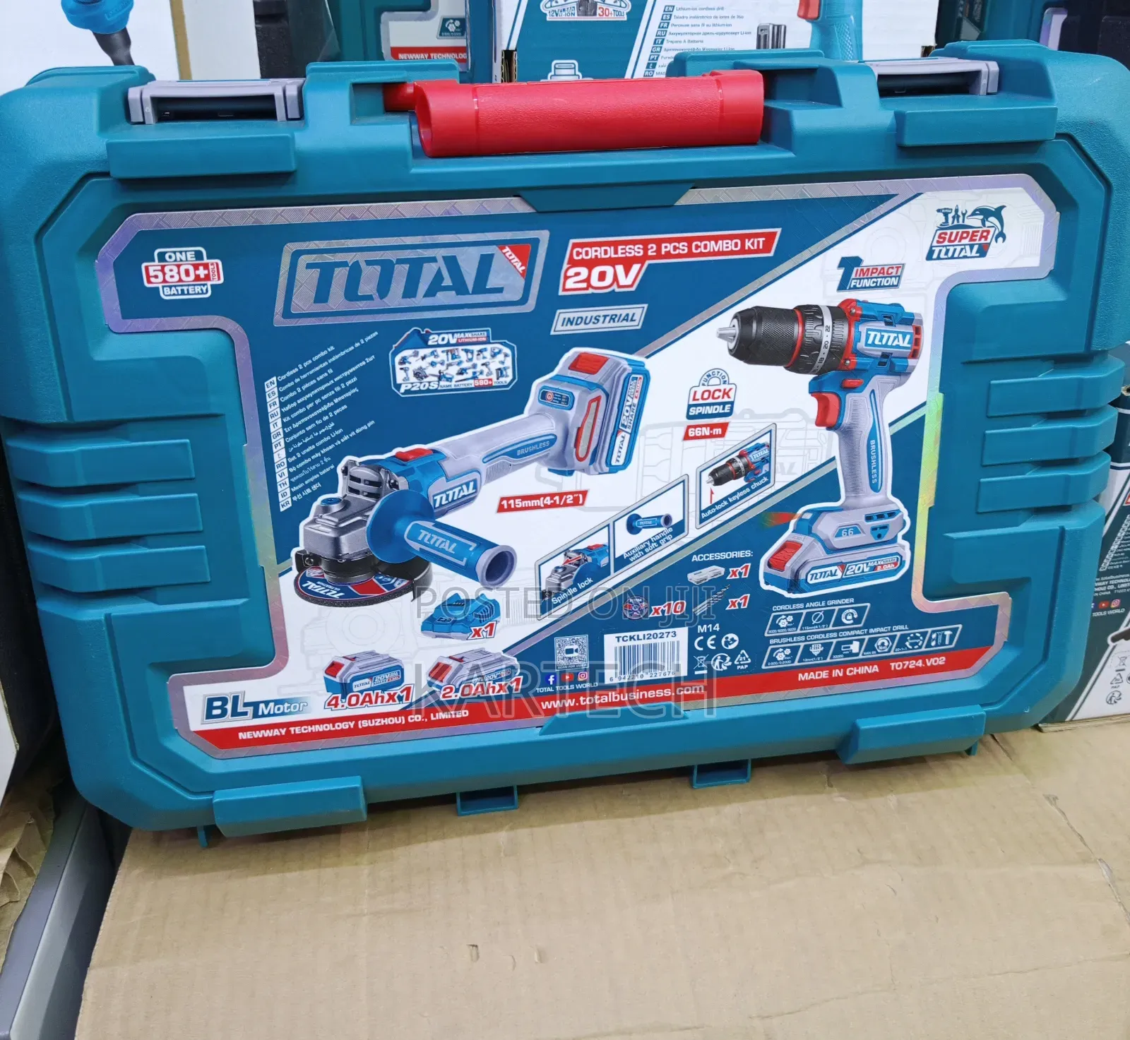 Total Tckli20273 Cordless 2 PCS 
Combo Kit