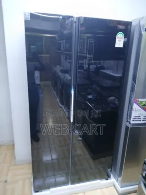 Von Side by Side Fridge – 429l – Varz-20nhk – Black Finish