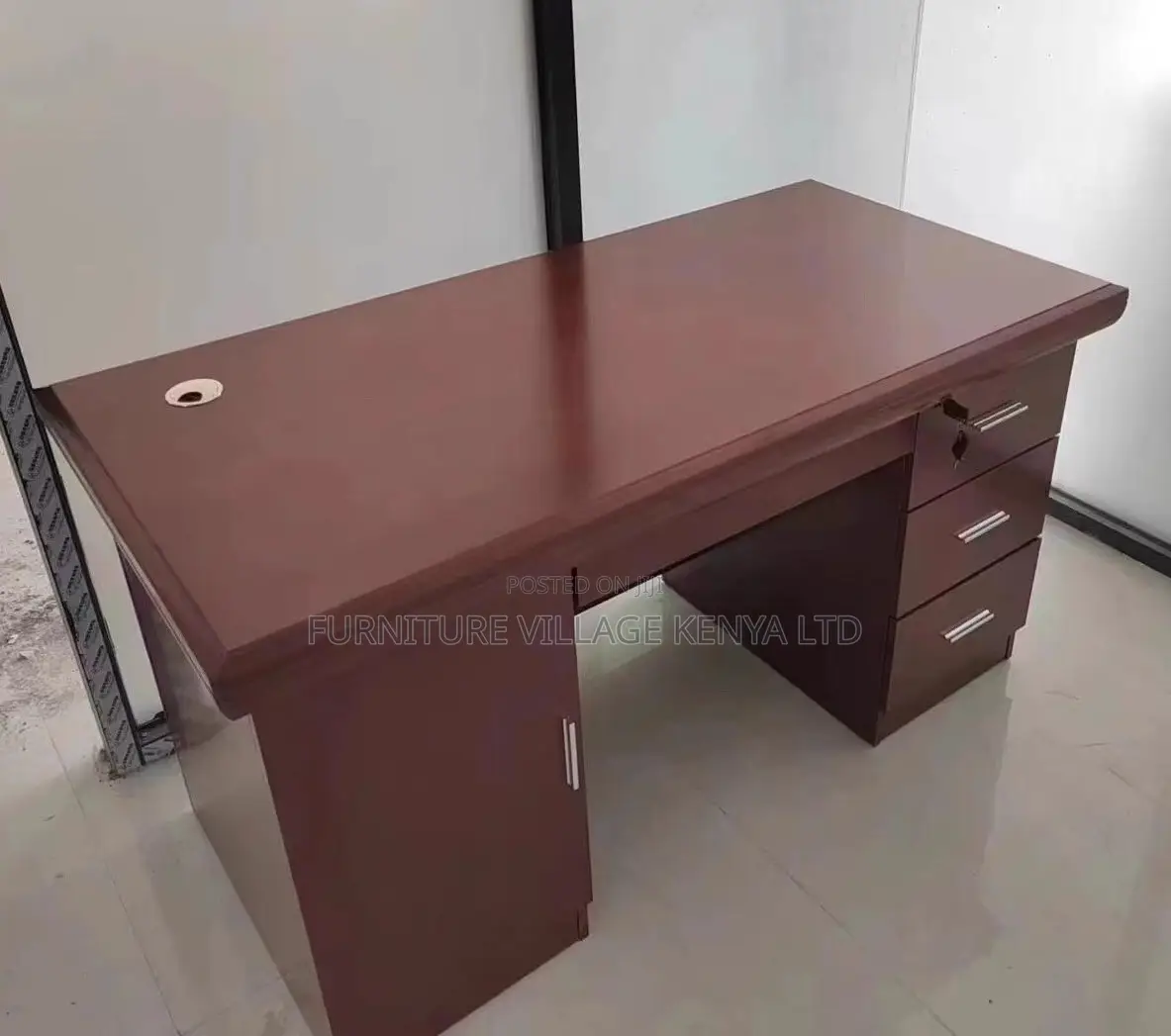 Office Desk:1200mm Executive Unit Office Mahogany Table