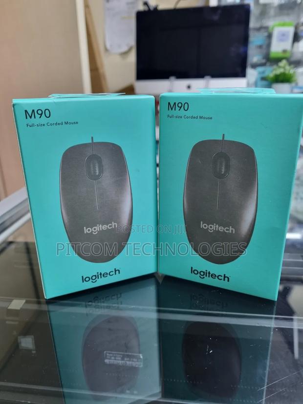 Logitech M90 Full Size Corded Mouse - main view