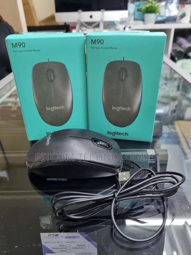 Logitech M90 Full Size Corded Mouse - thumbnail 2