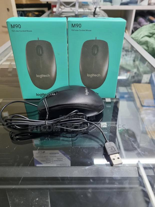 Logitech M90 Full Size Corded Mouse - thumbnail 3