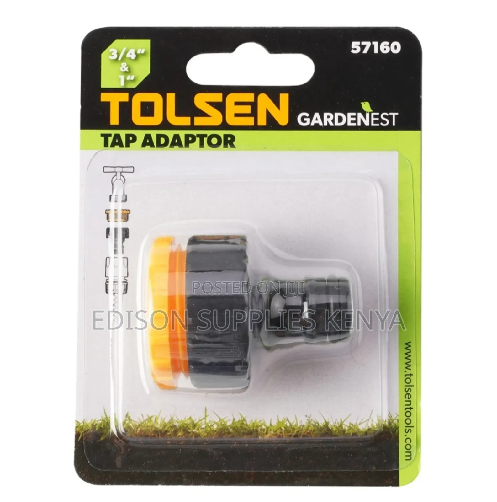 Hose Connectors Tolsen Tap Adaptor 3/4" Inch 1" Inch 57160