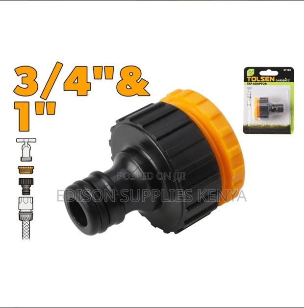 Hose Connectors Tolsen Tap Adaptor 3/4" Inch 1" Inch 57160
