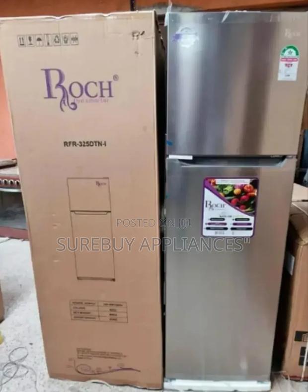 Roch RFR-210-Dt-I Double Door Refrigerator, 170l - Silver