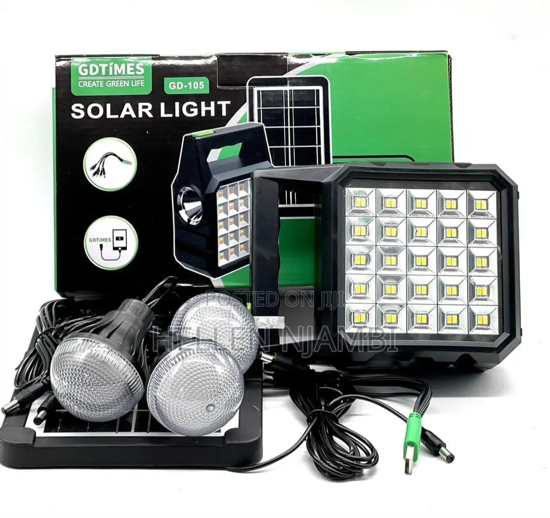 Js-105 Gd Times Solar Light System With 3led Lights