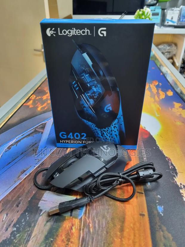 Logitech G402 Hyperion Fury FPS Gaming Mouse - main view