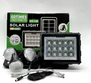 Js-106 Gd Times Solar Light System With 3led Bulbs