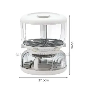 Partitioned Rotating Cereal Dispenser