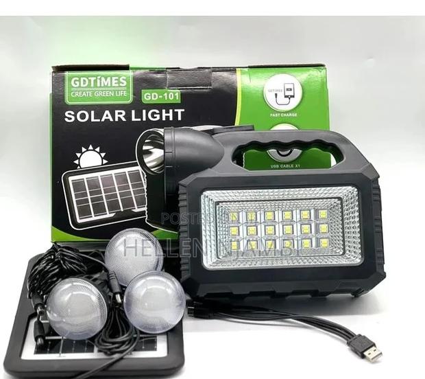 Gd Times Js-101 With 3led Bulbs Solar Light System