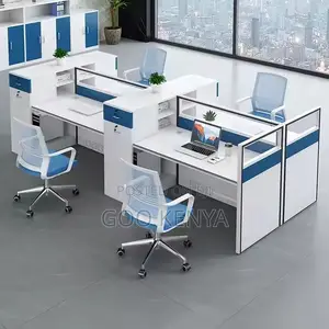 Office Workstation ; Office Cubicle 4 Staff Workstation Desk