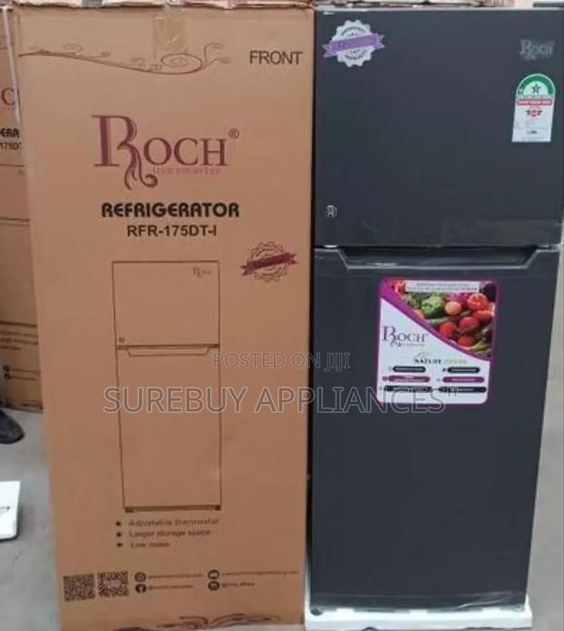 Roch RFR 175-Dt-I Double Door Refrigerator, 138l - Silver - main view