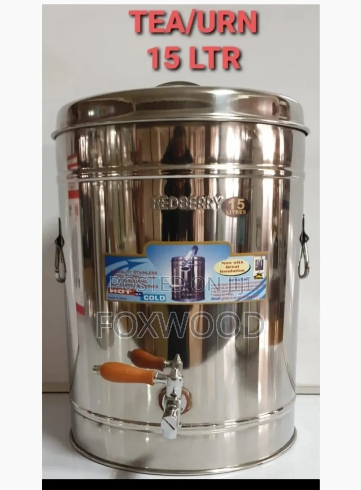 Redberry Stainless Steel Tea Urn 20litres