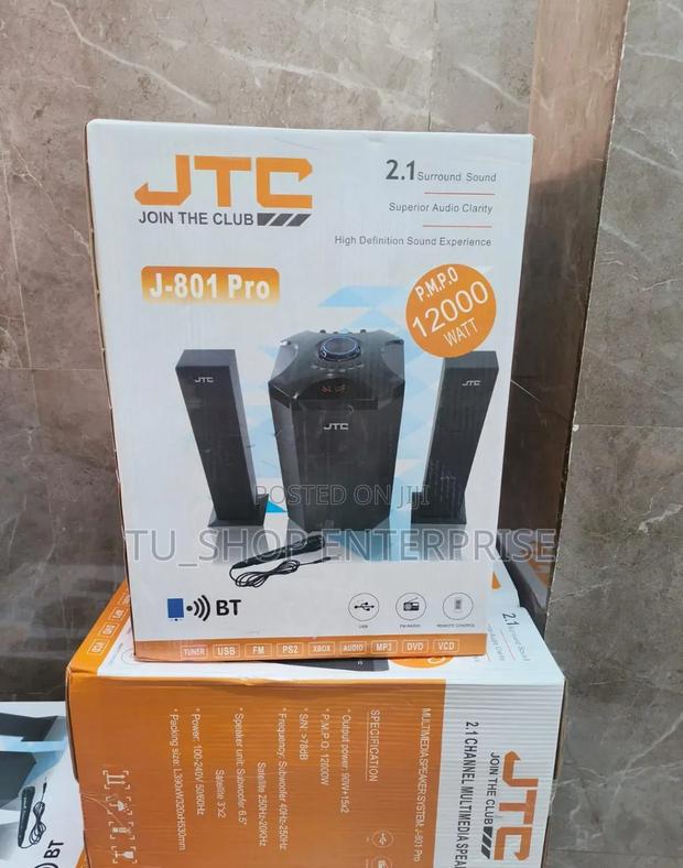 JTC Mtungi 2.1ch Hometheatre-Bt/Fm/Usb-