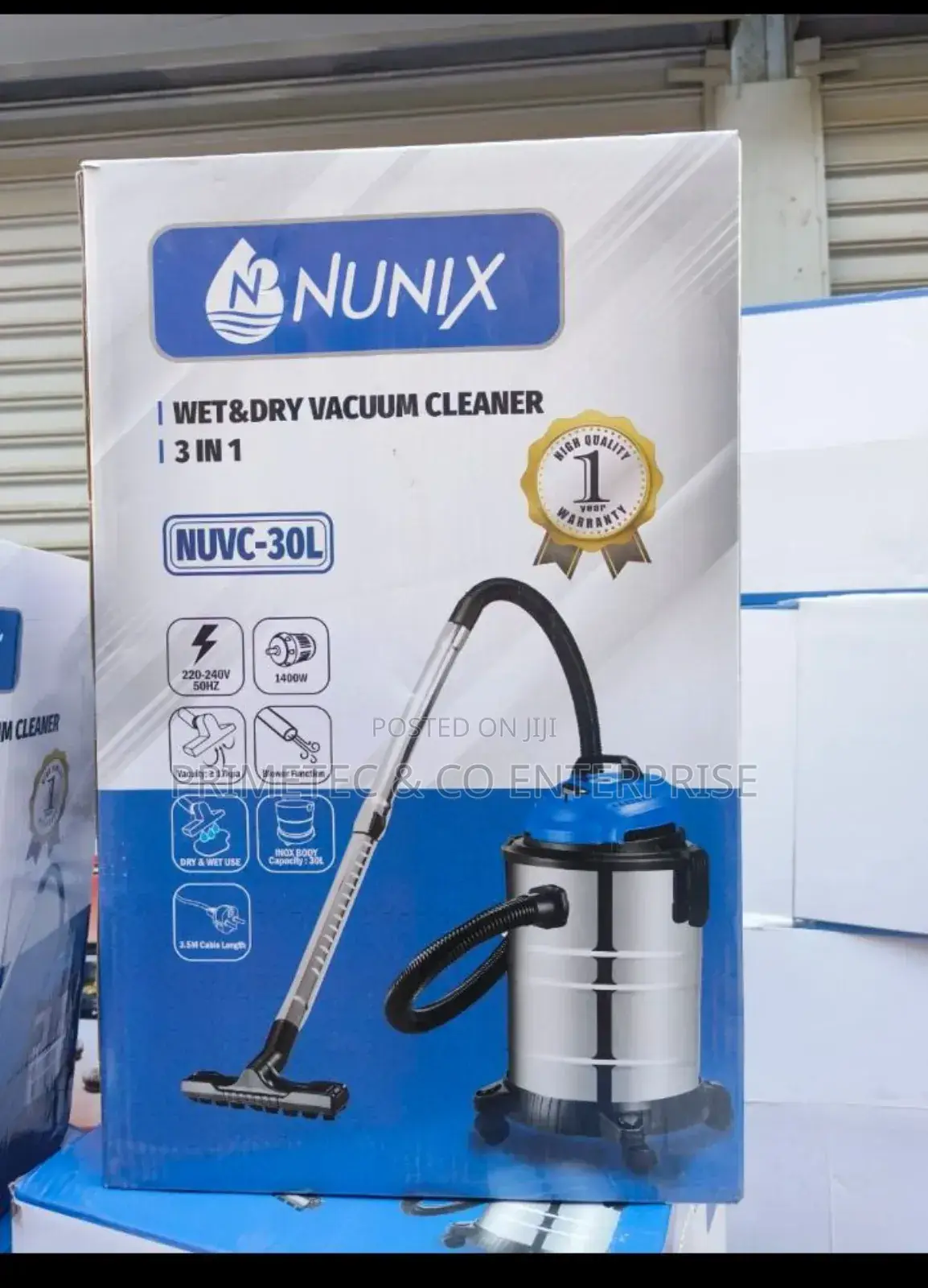 30 Litres Nunix Wet and Dry Vacuum Cleaner