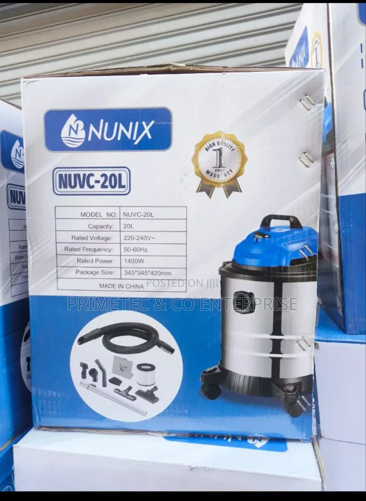 20 Litres Nunix Wet and Dry Vacuum Cleaner