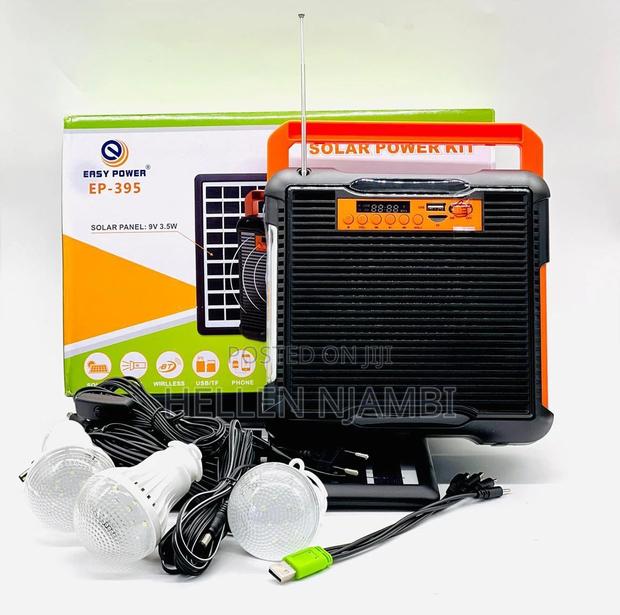 Easypower Solar Light System Ep-395 With Speaker,3led Bulbs - main view