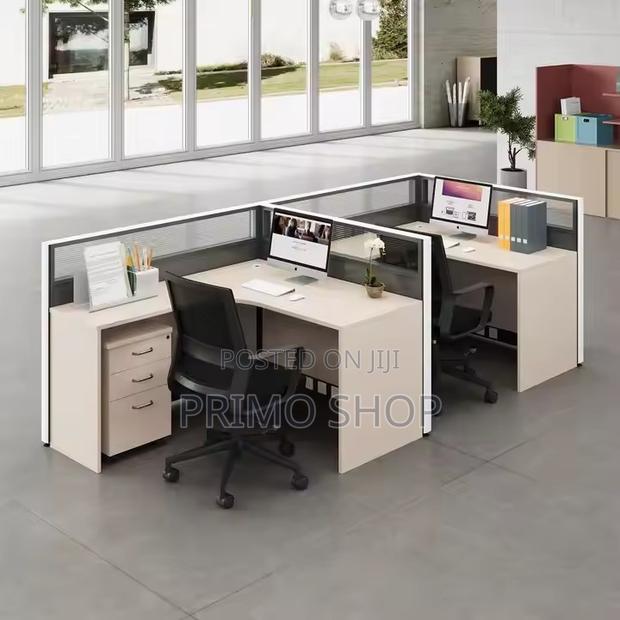 Officedesk;2 Streamlined Partition Panels Office Workstation - thumbnail 2