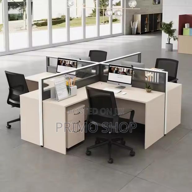 Officedesk;2 Streamlined Partition Panels Office Workstation - thumbnail 6