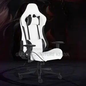 Chairs: Red Ergonomic Design Recliner Gamer Padded Chair